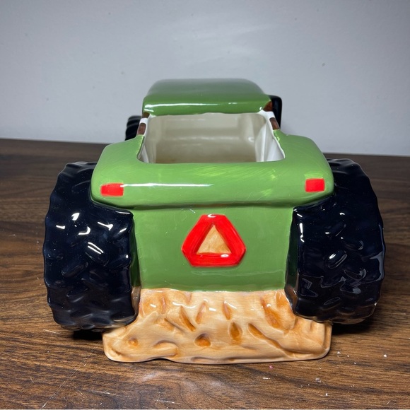 Vintage John Deere Ceramic Tractor Planter Licensed Product Gibson USA - Picture 8 of 10